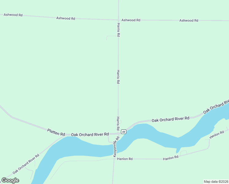 map of restaurants, bars, coffee shops, grocery stores, and more near 2026 Harris Road in Waterport