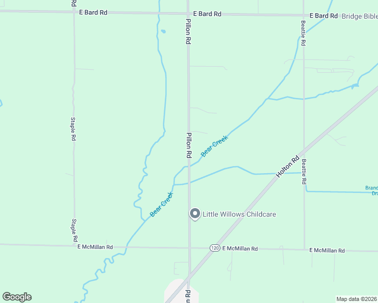 map of restaurants, bars, coffee shops, grocery stores, and more near 3354 Pillon Road in Muskegon