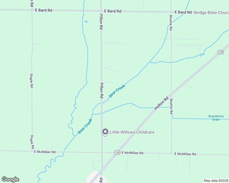 map of restaurants, bars, coffee shops, grocery stores, and more near 3354 Pillon Road in Muskegon