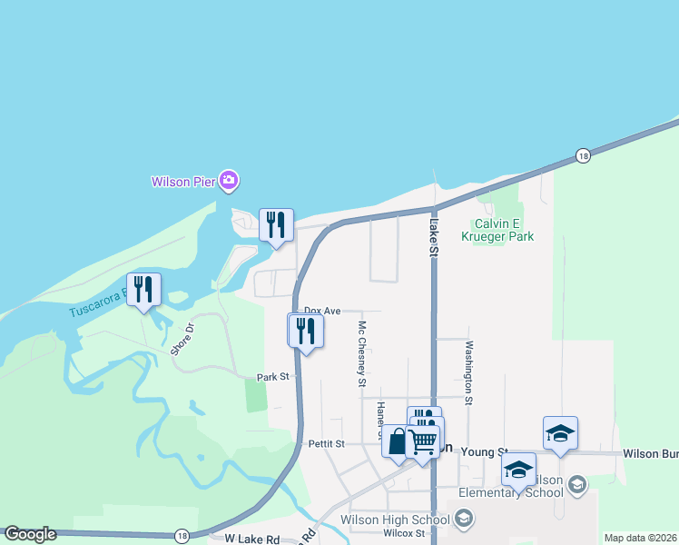map of restaurants, bars, coffee shops, grocery stores, and more near 25 Casewood Drive in Wilson