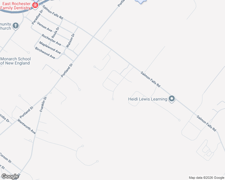 map of restaurants, bars, coffee shops, grocery stores, and more near 56 Pray Street in Rochester