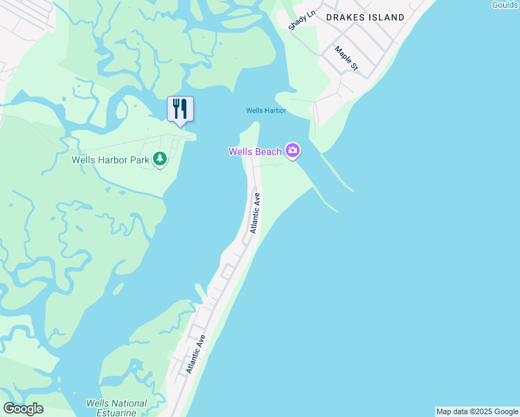 map of restaurants, bars, coffee shops, grocery stores, and more near 441 Atlantic Avenue in Wells