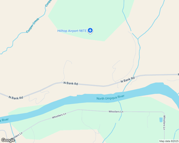 map of restaurants, bars, coffee shops, grocery stores, and more near 14710 North Bank Road in Roseburg