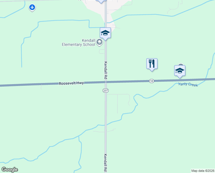 map of restaurants, bars, coffee shops, grocery stores, and more near 2042 Kendall Road in Kendall