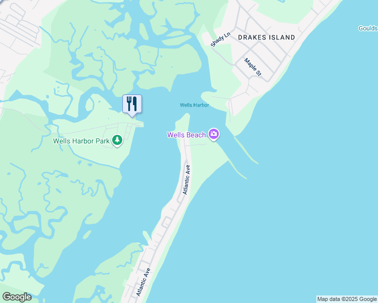 map of restaurants, bars, coffee shops, grocery stores, and more near 481 Atlantic Avenue in Wells