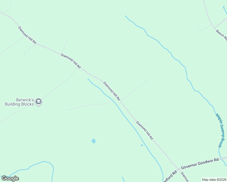 map of restaurants, bars, coffee shops, grocery stores, and more near 43 Hall Road in Berwick