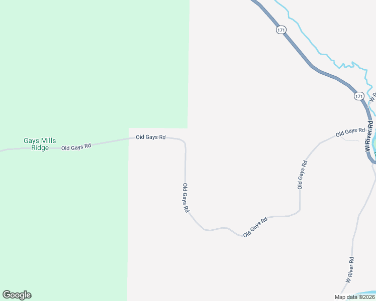 map of restaurants, bars, coffee shops, grocery stores, and more near 50103 Old Gays Road in Gays Mills