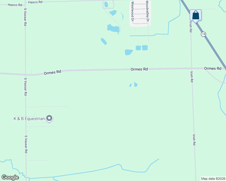 map of restaurants, bars, coffee shops, grocery stores, and more near 5663 Ormes Road in Vassar