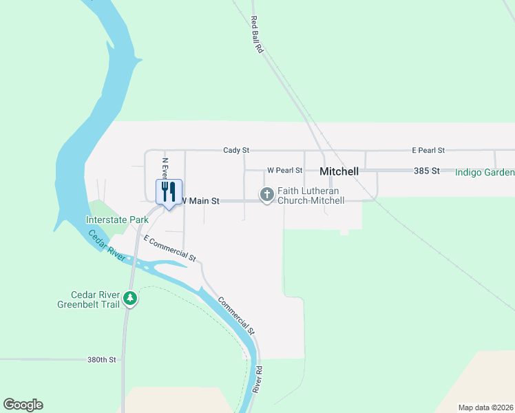 map of restaurants, bars, coffee shops, grocery stores, and more near 179-199 S Washington St in Osage