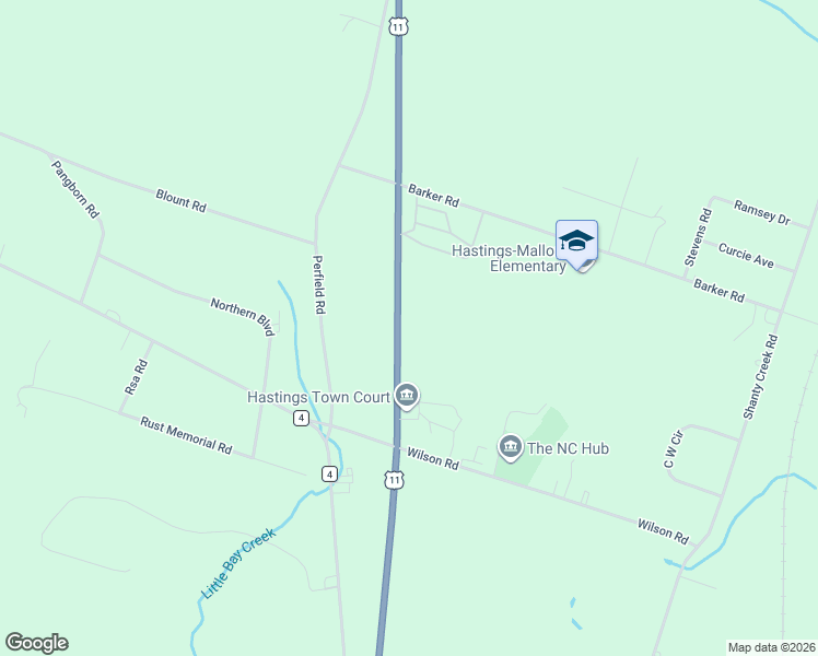 map of restaurants, bars, coffee shops, grocery stores, and more near 1172 U.S. 11 in Central Square