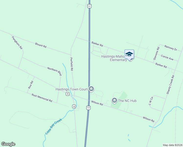 map of restaurants, bars, coffee shops, grocery stores, and more near 1172 U.S. 11 in Central Square