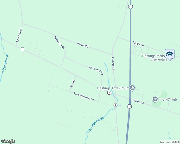 map of restaurants, bars, coffee shops, grocery stores, and more near 58 Northern Boulevard in Central Square