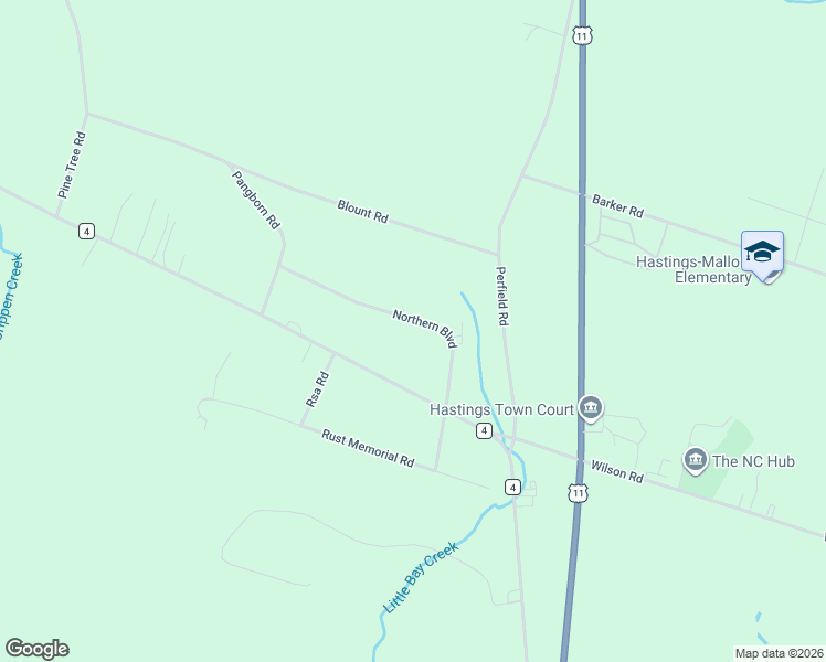 map of restaurants, bars, coffee shops, grocery stores, and more near 58 Northern Boulevard in Central Square