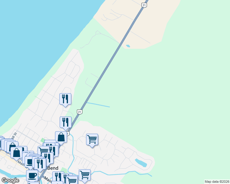 map of restaurants, bars, coffee shops, grocery stores, and more near 4 Sullivan St in Grand Bend
