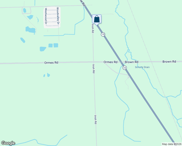 map of restaurants, bars, coffee shops, grocery stores, and more near 7060 Irish Road in Millington