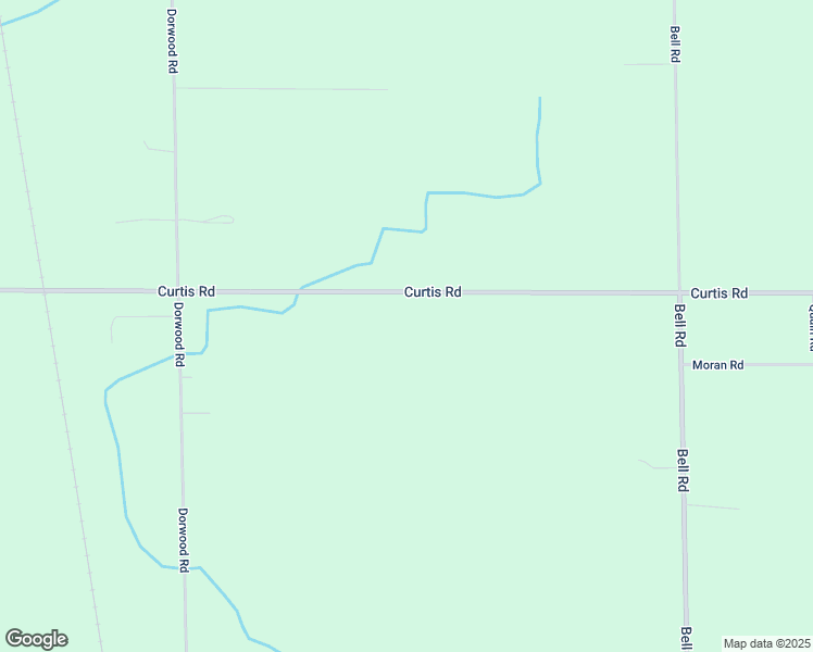 map of restaurants, bars, coffee shops, grocery stores, and more near 2450 East Curtis Road in Birch Run