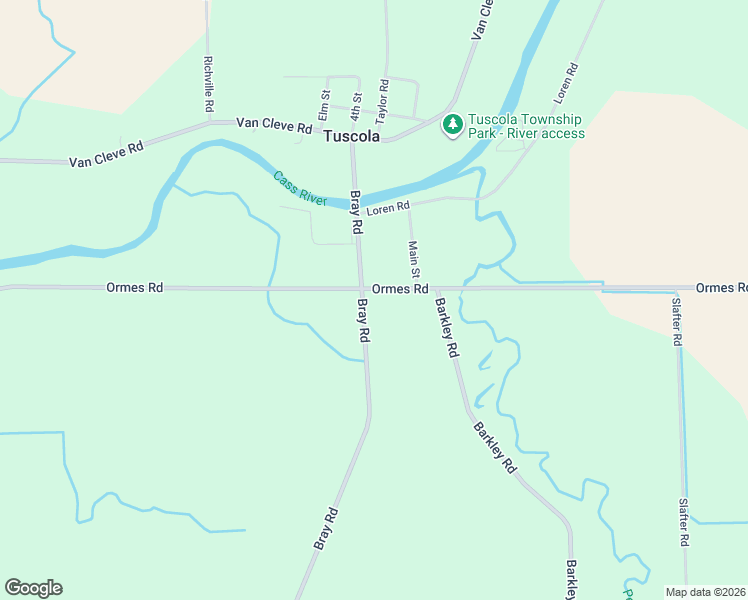 map of restaurants, bars, coffee shops, grocery stores, and more near 8845 Ormes Road in Vassar