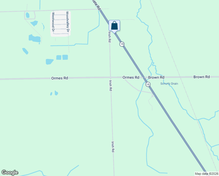 map of restaurants, bars, coffee shops, grocery stores, and more near 7060 Irish Road in Millington