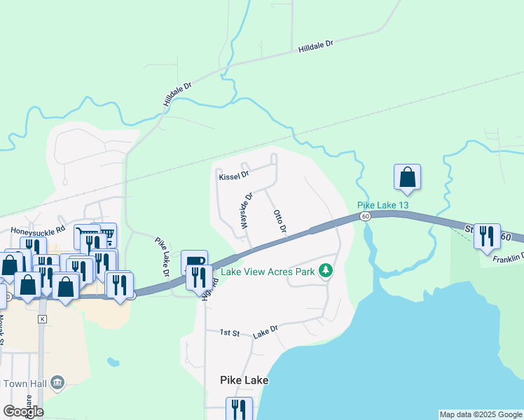 map of restaurants, bars, coffee shops, grocery stores, and more near 201 Otto Drive in Hartford