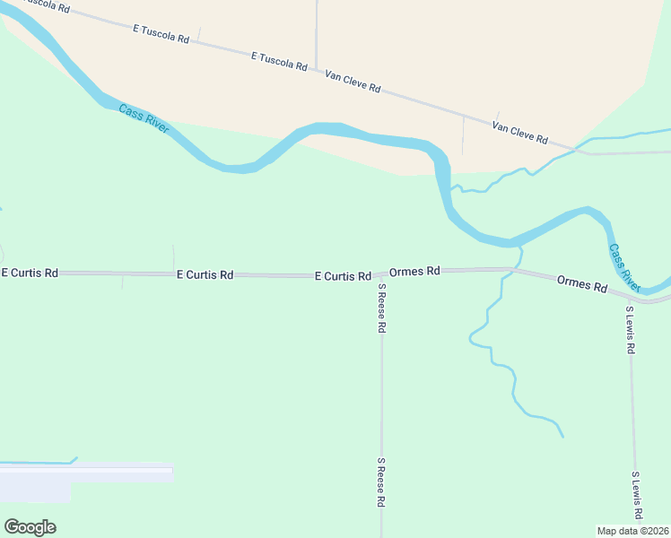 map of restaurants, bars, coffee shops, grocery stores, and more near 12925 East Curtis Road in Frankenmuth