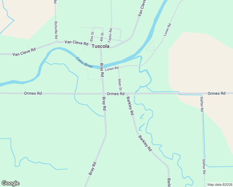 map of restaurants, bars, coffee shops, grocery stores, and more near 8831 Ormes Road in Vassar