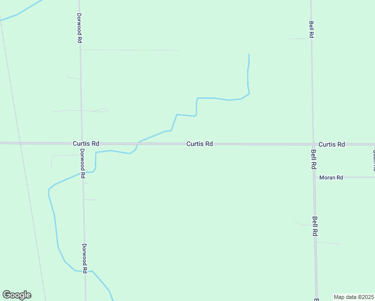 map of restaurants, bars, coffee shops, grocery stores, and more near 2450 East Curtis Road in Birch Run