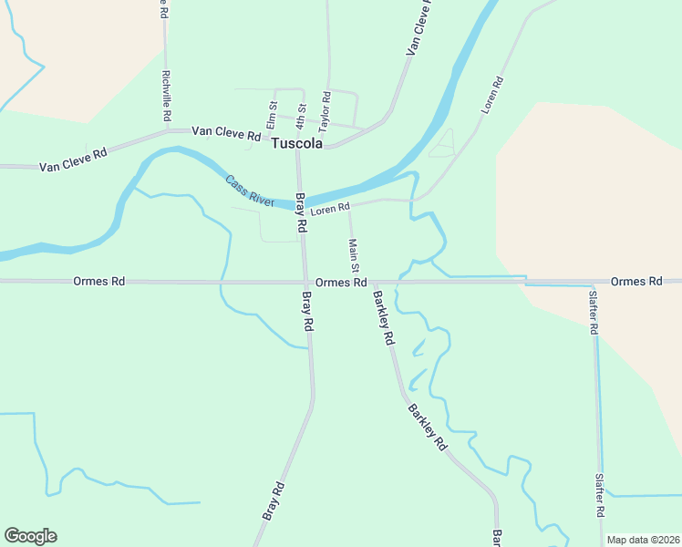map of restaurants, bars, coffee shops, grocery stores, and more near 8831 Ormes Road in Vassar