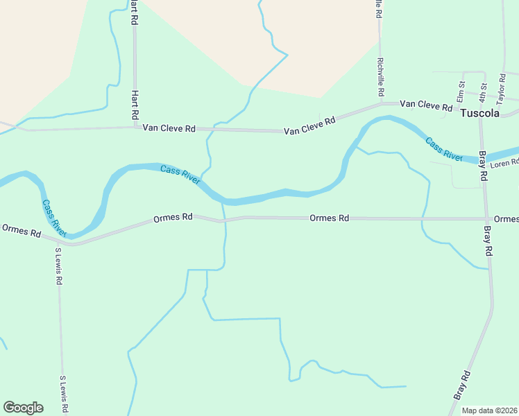 map of restaurants, bars, coffee shops, grocery stores, and more near 9238 Ormes Road in Vassar