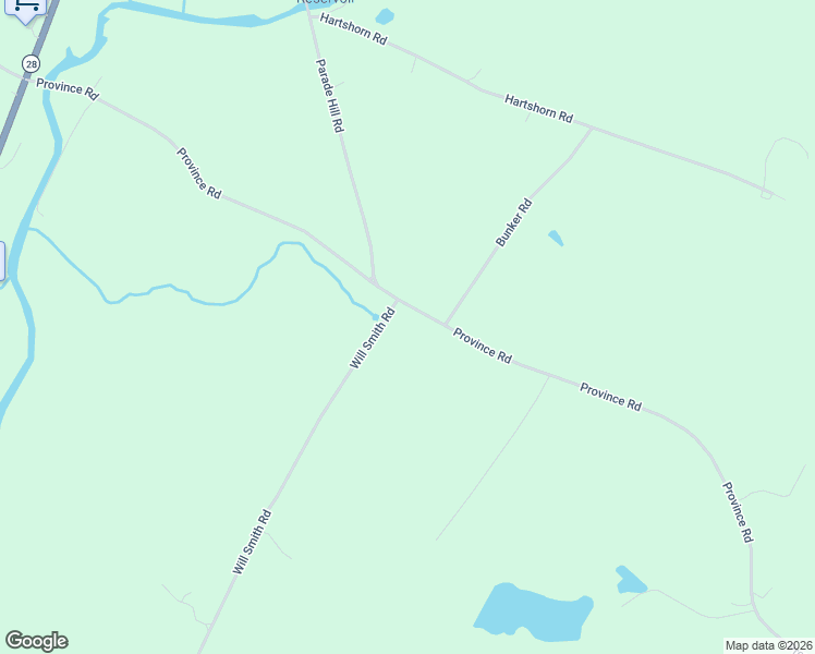 map of restaurants, bars, coffee shops, grocery stores, and more near 805 Province Road in Barnstead