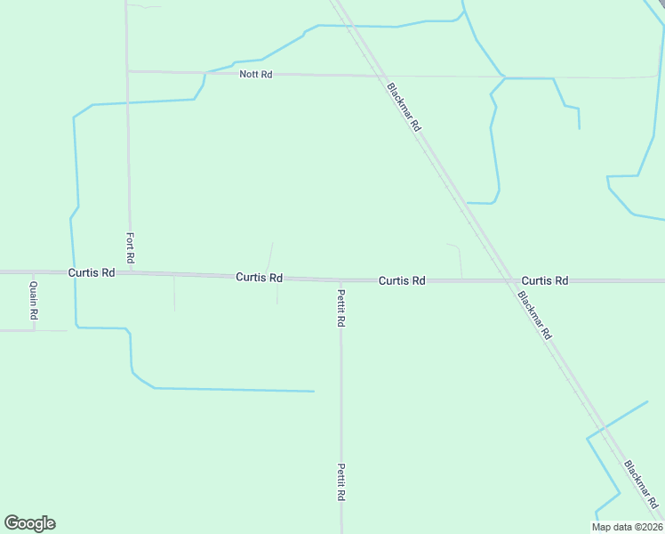map of restaurants, bars, coffee shops, grocery stores, and more near 3950 East Curtis Road in Birch Run