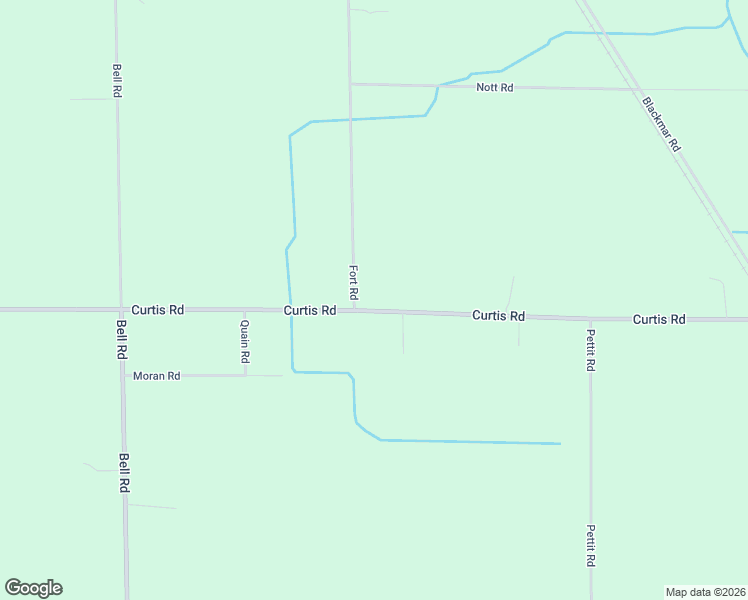 map of restaurants, bars, coffee shops, grocery stores, and more near 6960 Fort Road in Birch Run