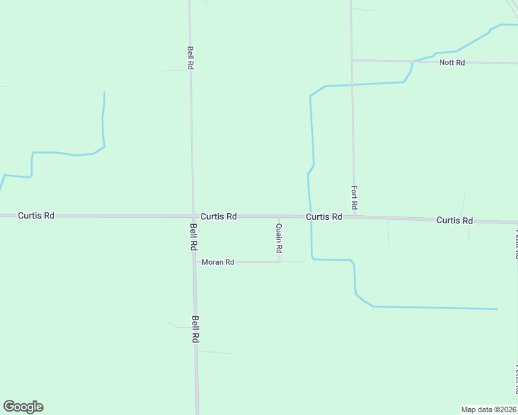 map of restaurants, bars, coffee shops, grocery stores, and more near 3200 East Curtis Road in Saginaw