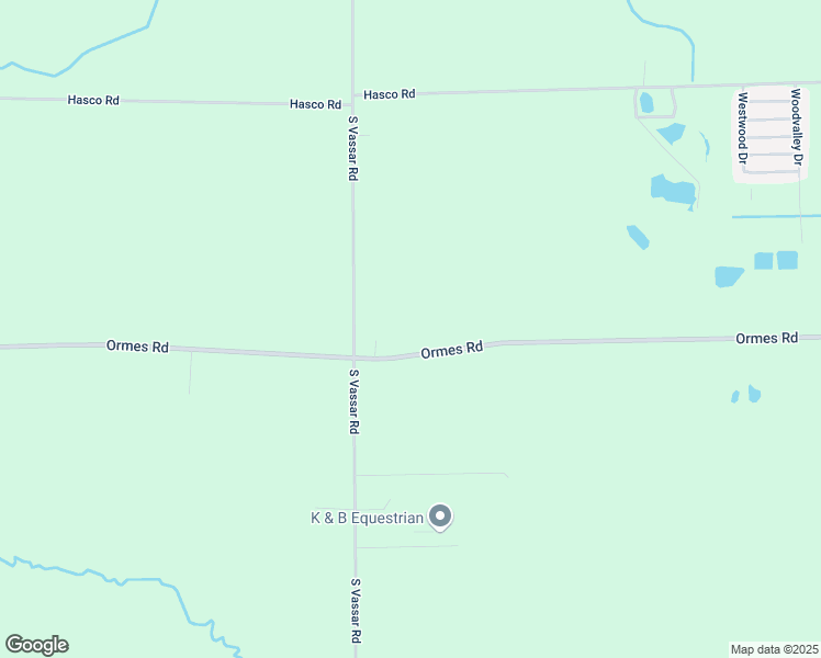 map of restaurants, bars, coffee shops, grocery stores, and more near 5940 Ormes Road in Vassar