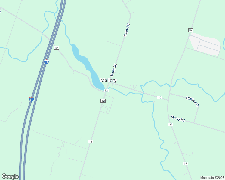 map of restaurants, bars, coffee shops, grocery stores, and more near in Mallory