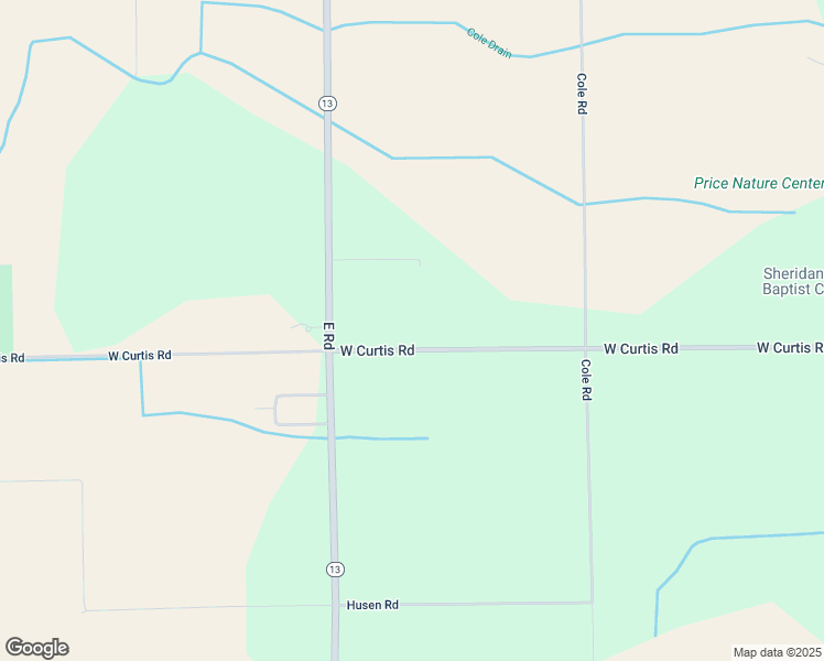 map of restaurants, bars, coffee shops, grocery stores, and more near 1830 West Curtis Road in Saginaw