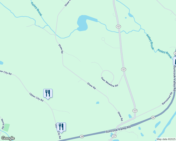 map of restaurants, bars, coffee shops, grocery stores, and more near 138 Deer Meadow Road in Pittsfield