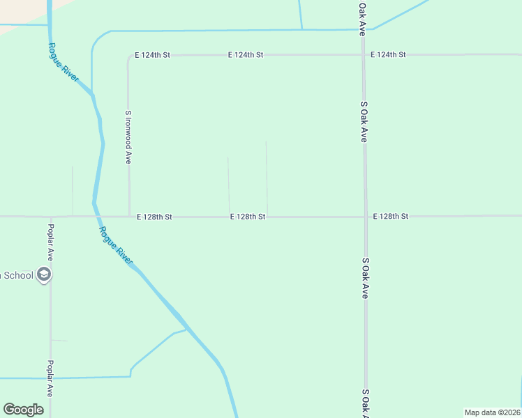 map of restaurants, bars, coffee shops, grocery stores, and more near 3733 East 128th Street in Grant