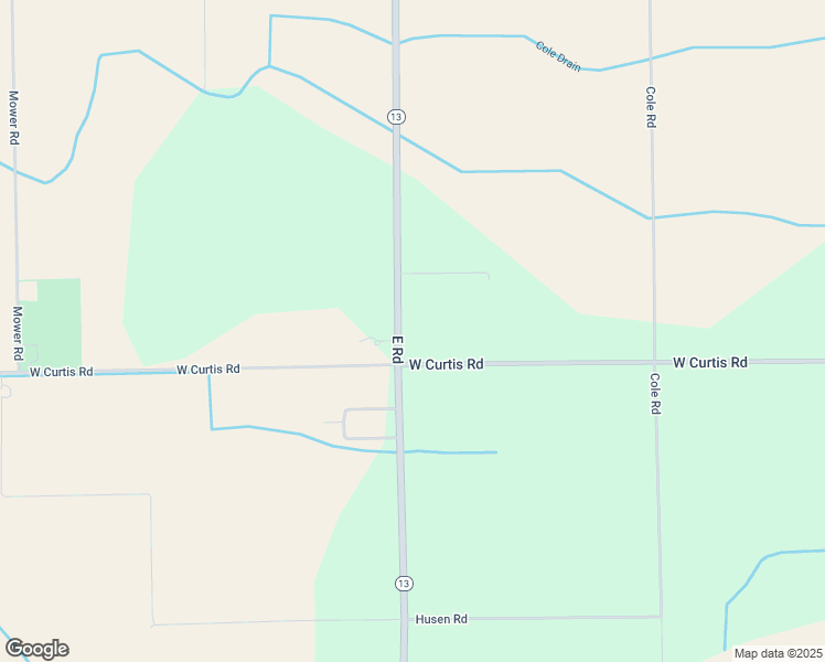 map of restaurants, bars, coffee shops, grocery stores, and more near 6931 East Road in Saginaw