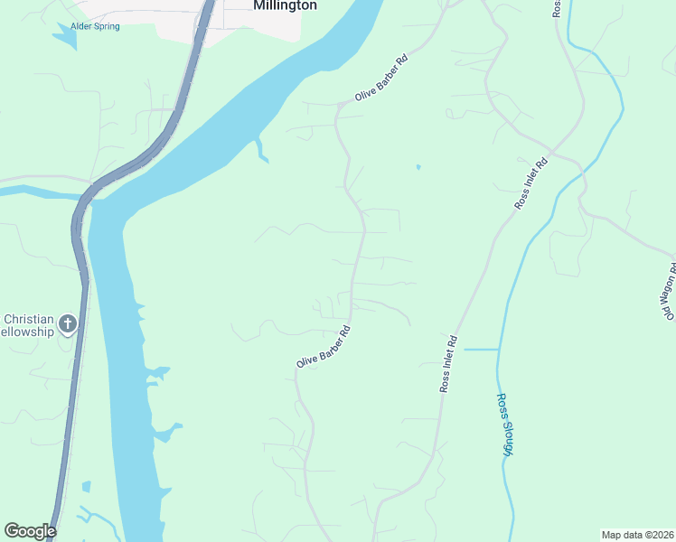 map of restaurants, bars, coffee shops, grocery stores, and more near 62344 Olive Barber Road in Coos Bay