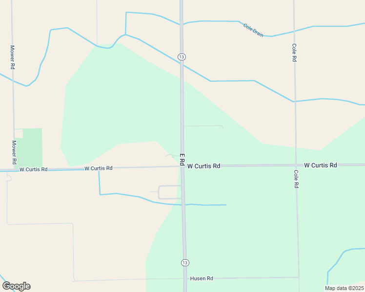 map of restaurants, bars, coffee shops, grocery stores, and more near 6931 East Road in Saginaw