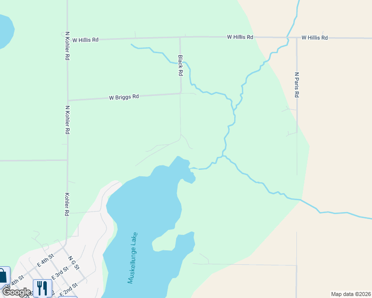 map of restaurants, bars, coffee shops, grocery stores, and more near 12999 Walter Road in Trufant