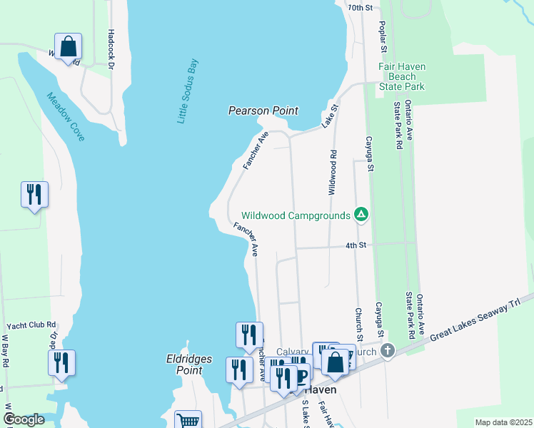 map of restaurants, bars, coffee shops, grocery stores, and more near 14615 Lake Street in Sterling