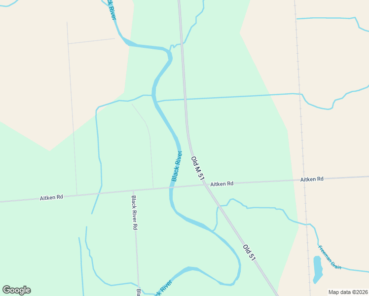 map of restaurants, bars, coffee shops, grocery stores, and more near 3394 Old M 51 in Croswell