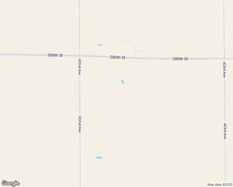 map of restaurants, bars, coffee shops, grocery stores, and more near 42247 280th Street in Olivet
