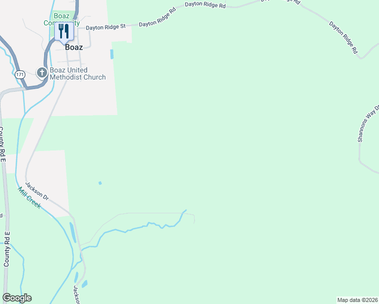 map of restaurants, bars, coffee shops, grocery stores, and more near in Boaz