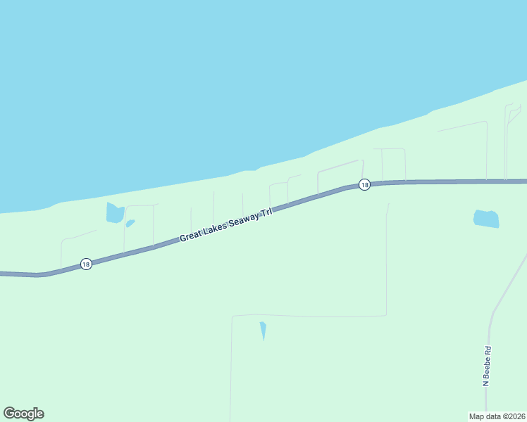 map of restaurants, bars, coffee shops, grocery stores, and more near 4759 East Lake Road in Burt