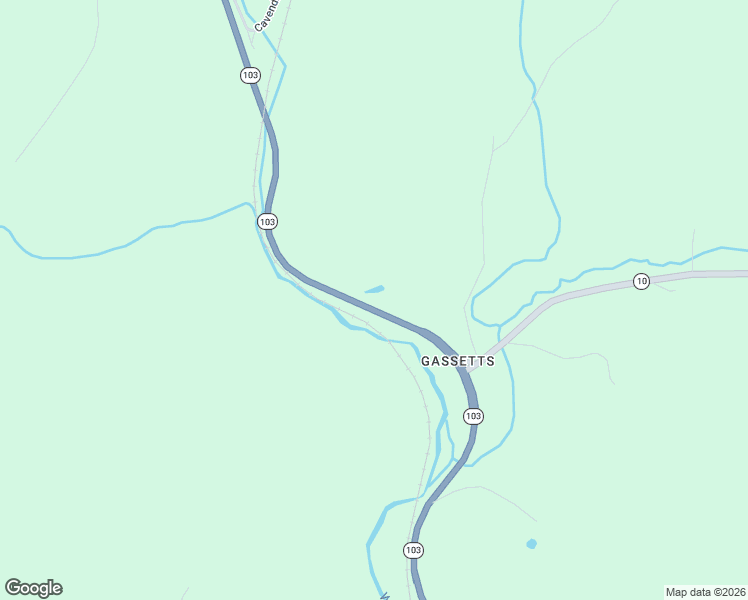 map of restaurants, bars, coffee shops, grocery stores, and more near 3643 Vermont 103 in Chester