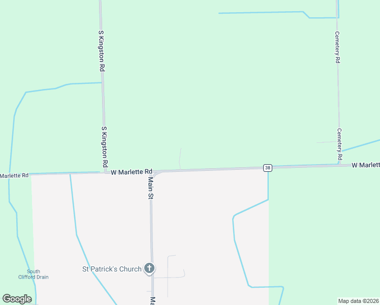 map of restaurants, bars, coffee shops, grocery stores, and more near 4559 West Marlette Road in Clifford