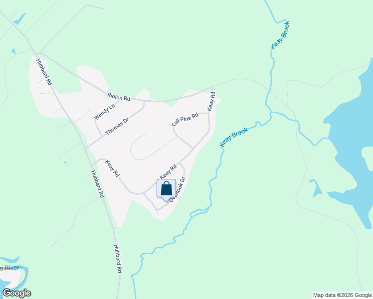 map of restaurants, bars, coffee shops, grocery stores, and more near 61 Keay Road in Berwick