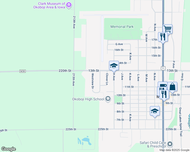 map of restaurants, bars, coffee shops, grocery stores, and more near 52-67 Westview Drive in Milford